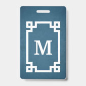 Badge Monogram design (Arrière)