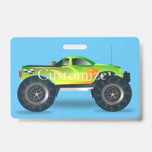 Badge Monster Truck Thunder_Cove (Avant)