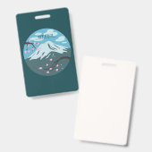 Badge Mont Fuji (Avant & arrière)