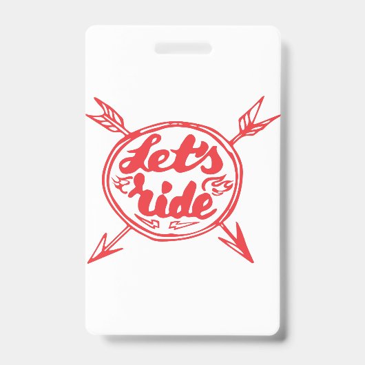 Badge Montons le cycliste (Front)