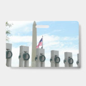 Badge Monument Washington et mémorial de la Seconde Guer (Arrière)