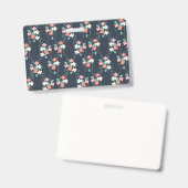 Badge Moon Flower (Avant & arrière)