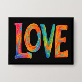 Badge Mot d'amour coloré (Recto)