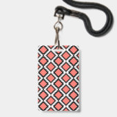 Badge Motif Aztec (Avant avec lanière)