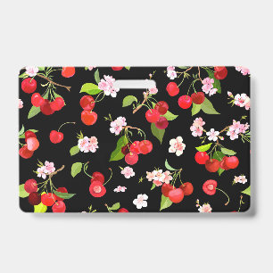 Badge Motif Cerise 2
