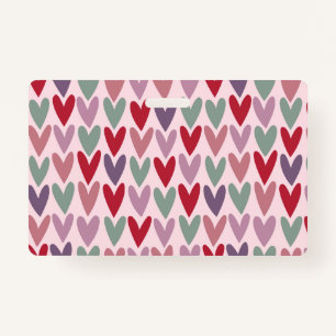 Badge Motif de coeur 1