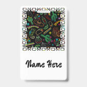 Badge Motif de Fiesta du Mexique (Arrière)