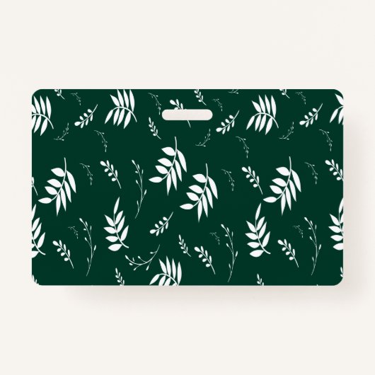 Badge motif feuille (Devant)