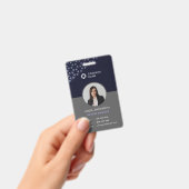 Badge Motif géométrique de la carte d'identité professio (Manuel / portable)