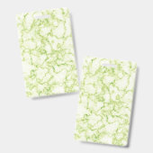 Badge Motif Marbre Vert (Avant & arrière)