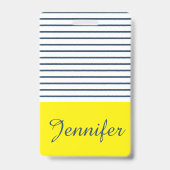 Badge Motif rayé moderne (Arrière)