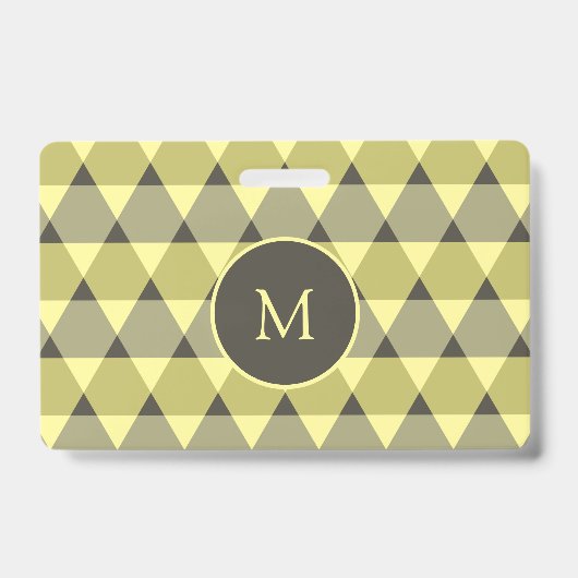 Badge Motif triangles (Avant)