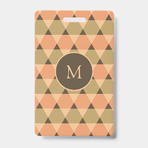 Badge Motif triangles