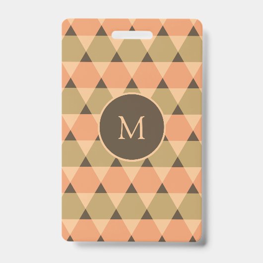 Badge Motif triangles (Face)