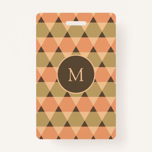 Badge Motif triangles (Devant)