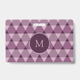 Badge Motif triangles