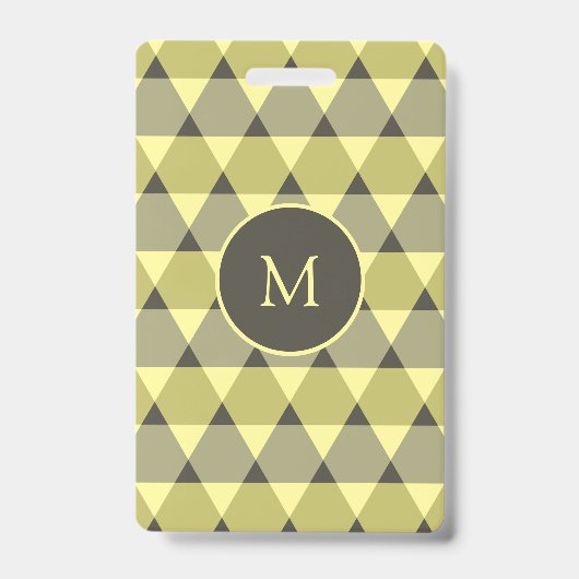 Badge Motif Triangles (Avant)
