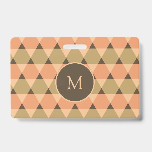 Badge Motif Triangles (Avant)