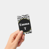 Badge Motif Zèbre (Manuel / portable)