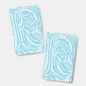 Badge Motif Zèbre Bleu (Avant & arrière)
