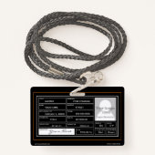 Badge Moto vintage (Derrière avec lanière)