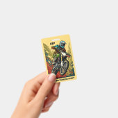 Badge Motocross Texte Personnalisé (Manuel / portable)