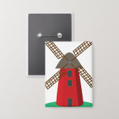 Badge Moulin à vent (Recto/Verso)