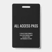 Badge Music Festival Party VIP All Access Pass Event (Dos)