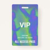 Badge Music Festival Party VIP All Access Pass Event (Devant)
