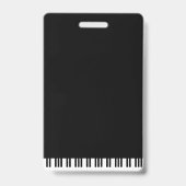 BADGE MUSIQUE DE PIANO (Arrière)