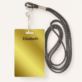 Badge musique, note, clef, groupe, symbole, brillant, él (Derrière avec lanière)