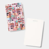 Badge Musique pop (Avant & arrière)