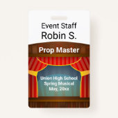 Badge Musique scolaire ou communautaire (Devant)