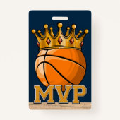 Badge MVP de basket-ball (Devant)
