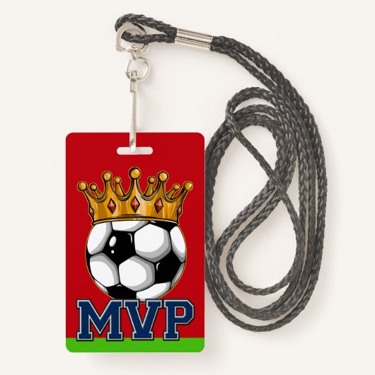 Badge MVP Soccer (Devant avec lanière)