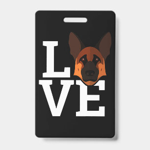 Badge My German Shepherd