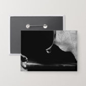 Badge N&B - Goutte de pluie (Recto/Verso)