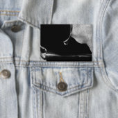 Badge N&B - Goutte de pluie (Insitu)