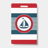 Badge Nautical design (Arrière)