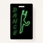 Badge Neon Boissons Et Danse 21e Anniversaire Fête Invit (Dos)