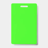 Badge Neon Green Retractable (Arrière)
