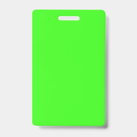 Badge Neon Green Retractable (Avant)