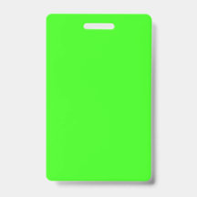 Badge Néon Vertical Vert – Personnalisable