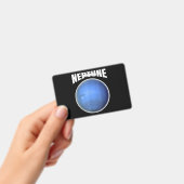 Badge Neptune Design - Science Planète Espace Extérieur (Manuel / portable)