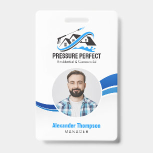 Badge Nettoyage haute pression professionnel et nettoyag