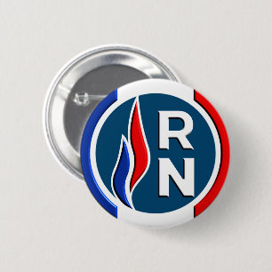 Badge NEW LOGO RN 3D Ronde Button 5,7 Cm