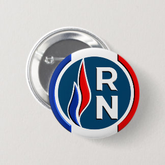 Badge NEW LOGO RN 3D Ronde Button 5,7 Cm