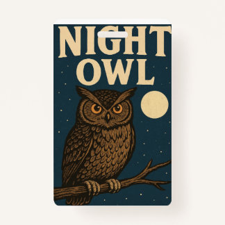 Badge Night Owl