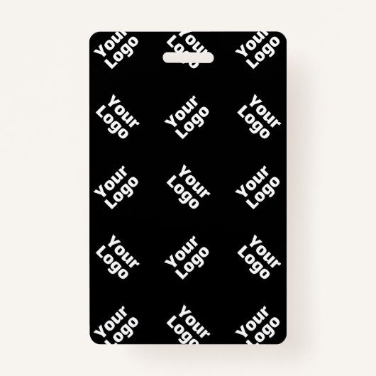 Badge N'importe quel logo ou image téléchargée | Motif d (Devant)
