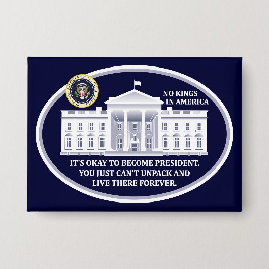 Badge No Kings in America Button (Recto)